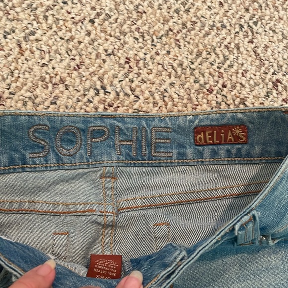 Ladies/Teens Flared Denim Jeans - Picture 3 of 5